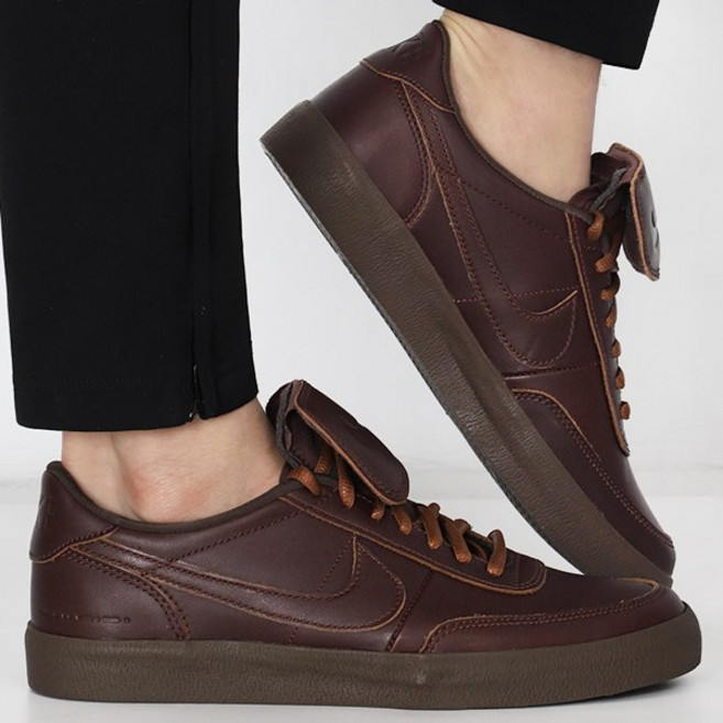 나이키 킬샷 2 LEATHER PREMIUM 레트로 가죽 스니커즈 버건디 크러시