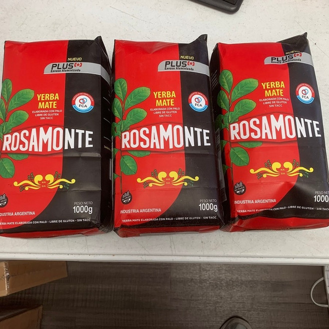 ROSAMONTE 예르바 메이트 플러스 + 전통 1kg. | 2.2파운드 - 3팩, 1kg, 1개입