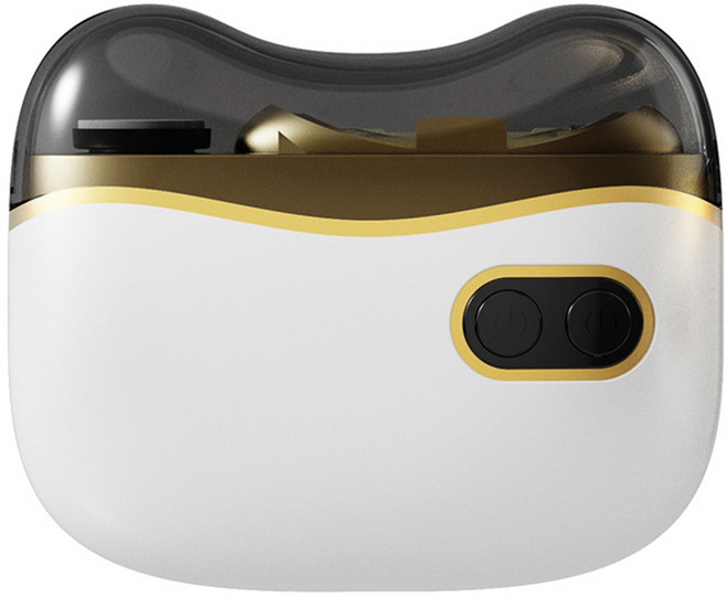 전동 손톱 발톱깍이 무선 충전식 휴대용 자동 네일 트리머 손톱깎이, 1개, 흰색