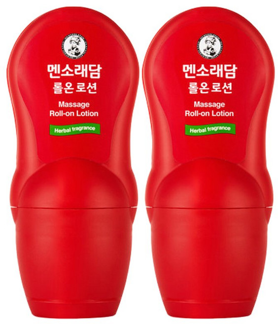 멘소래담 롤온 로션 (핫타입) 50ml x2개, 2개