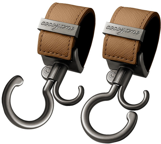 코코자네 프리미엄 유모차 걸이 2p, 1개, 브라운