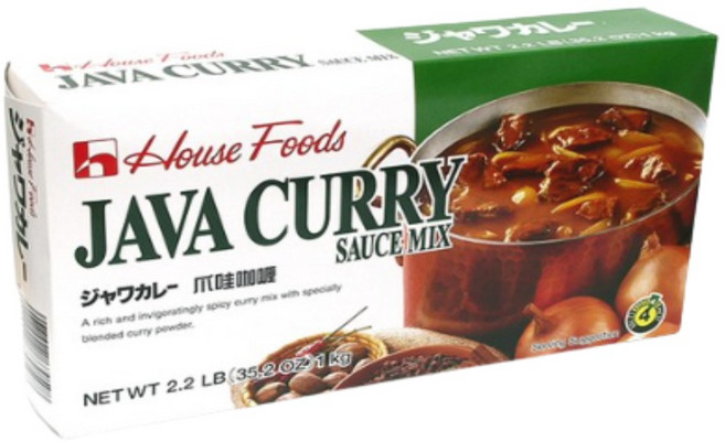 하우스 자바카레 소스믹스 1kg 대용량, 8개