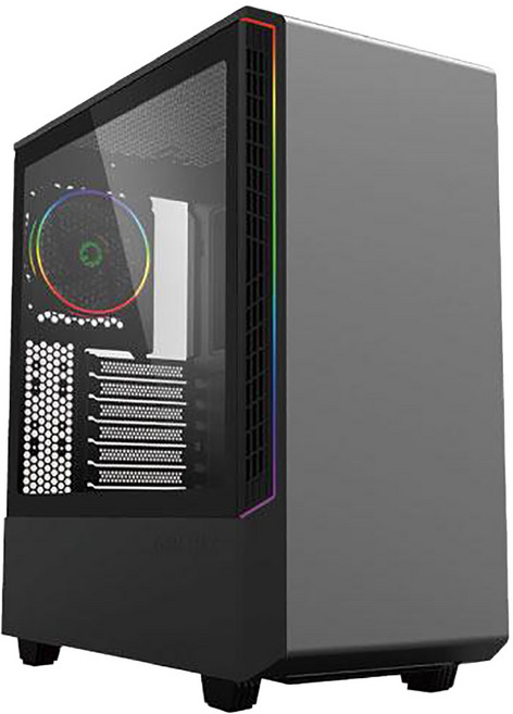 藍海小棧 GAMEMAX- Panda Black (T802BK) 機殼 簡約時尚 高效散熱 電腦保護