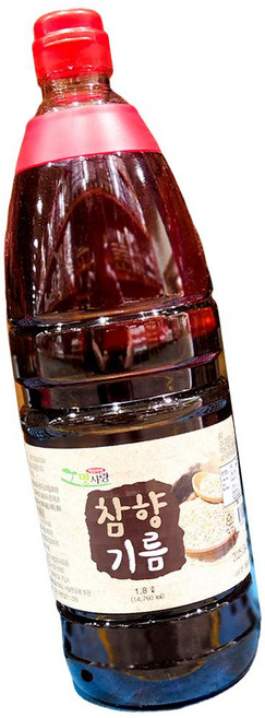 이조식품 참향기름 1.8L 참기름 요리오일 전통, 12개