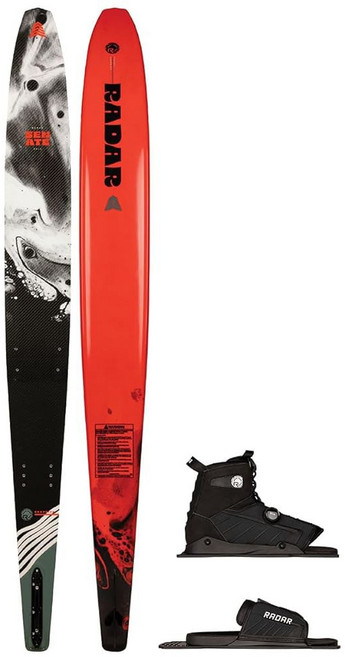 레이더에 의한 벡터 BOA 바인딩이 포함된 그래파이트 상원 수상 스키 패키지