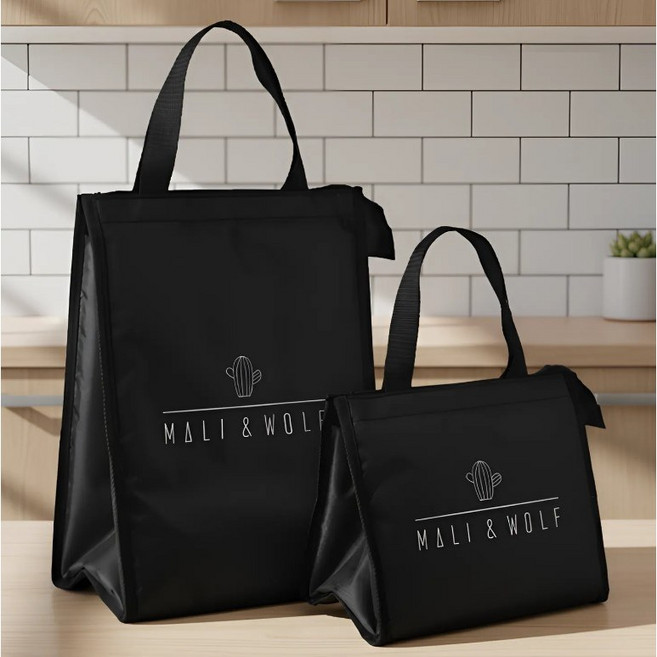 데이더봄 캠핑 피크닉 보온 보냉백 도시락가방, 선인장 x 1세트, 1개