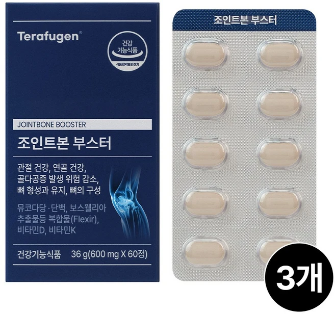 테라퓨젠 조인트본 부스터, 3박스, 60정 - 쿠팡