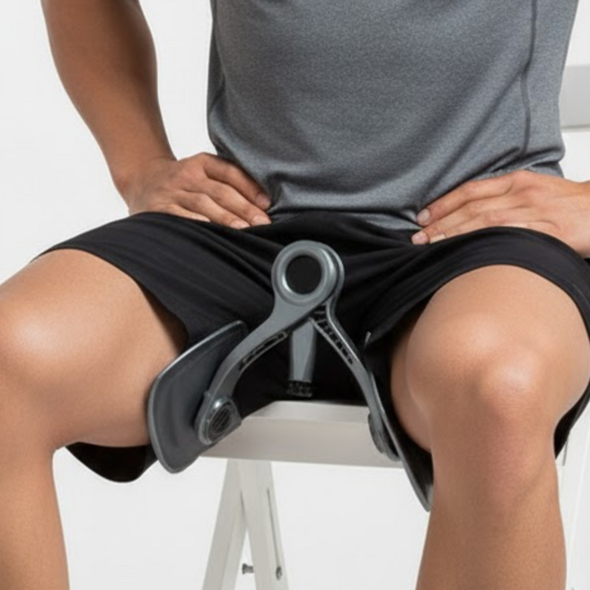 아워핏 6단조절 내전근 케겔 운동기구, 블랙