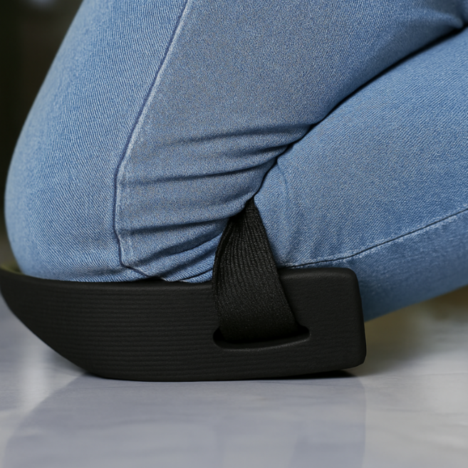 청소 작업용 방수 방습 EVA 쿠션 무릎보호대 2p 세트, 블랙, 1세트