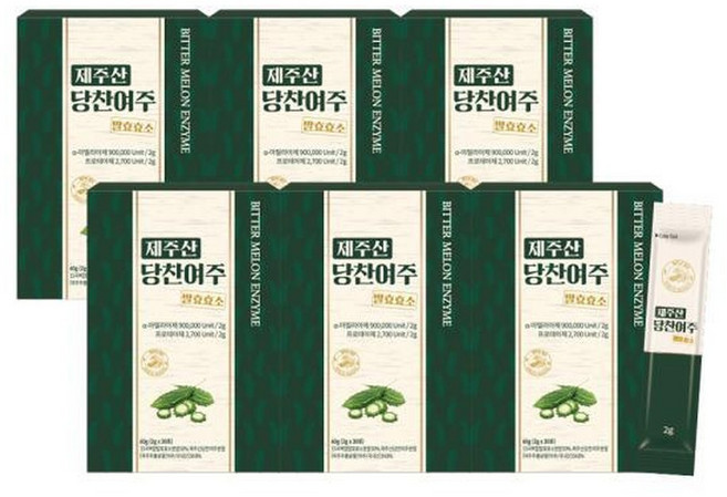 제주산 당찬여주 발효효소(6개월), 1개, 2g