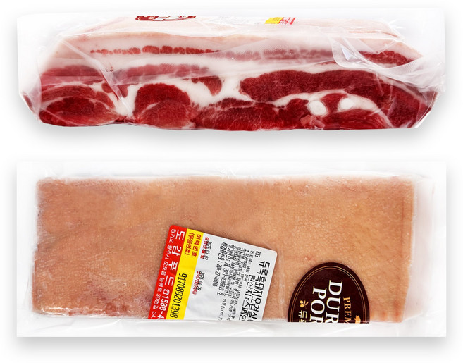 더푸드마켓 듀록 흑돼지 수육용 통오겹살 1kg, 1개