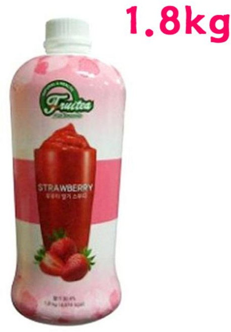 세미 후루티 딸기 1800g 생과일주스 딸기스무디 카페 jx2*8064gD, 1.8kg, 1개, 1개, 100ml