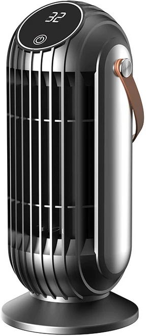 東日家電 桌上型暖風機 智慧恆溫速熱, 黑色, 帶遙控