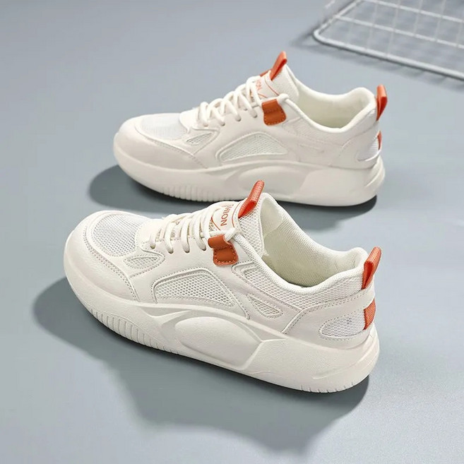 Angel 220-260 빅사이즈 운동화 여름 통기성 단화 메쉬 스니커즈 런닝화 1-3cm