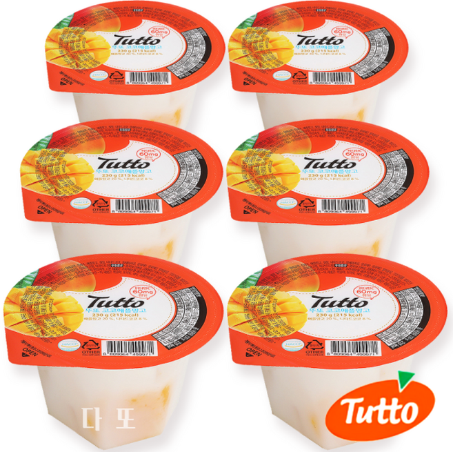 뚜또 코코애플망고 () 과일젤리, 230g, 1박스