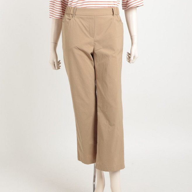 크로커다일레이디 면혼방 밴딩형 여유있는 일자핏 팬츠(25년 가을)