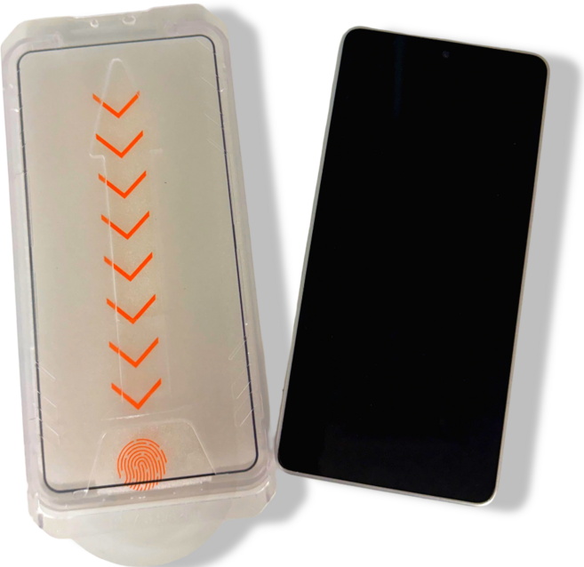 코즈 갤럭시 강화유리 9H 액정보호필름 2세트 원터치 지문인식, 2개