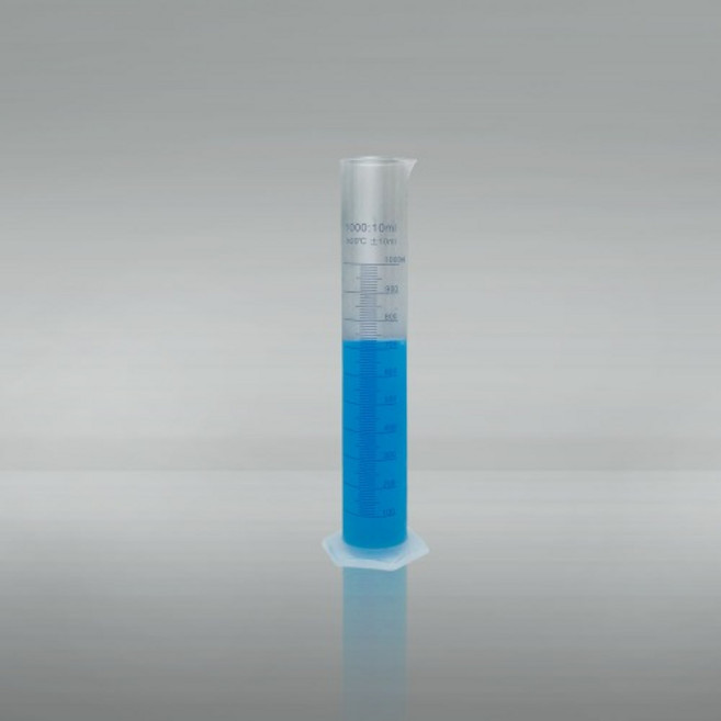 플라스틱 메스실린더(파란눈금), 500ml