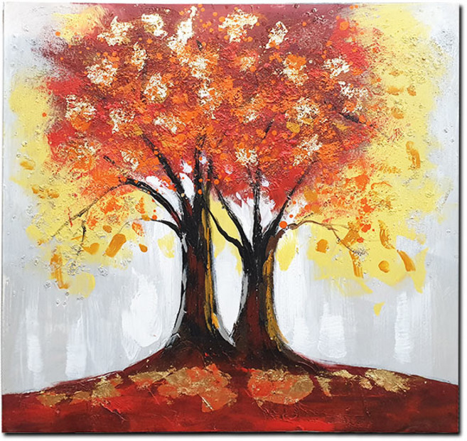 부부 금나무 유화액자 W312A 액자, 나무