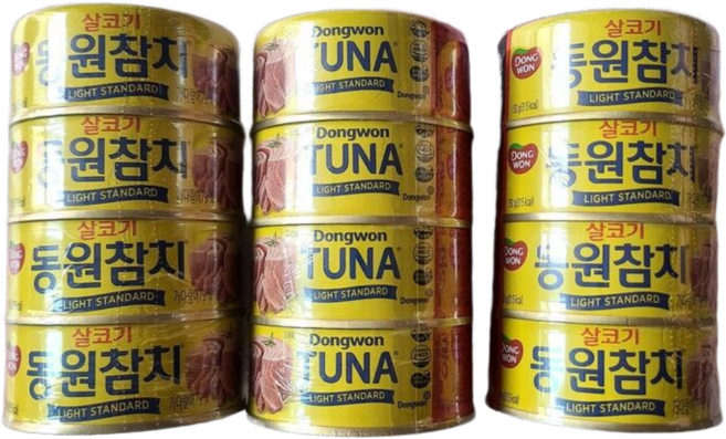 데일즈기획 동원 살코기 라이트스탠다드 참치, 200g, 10개