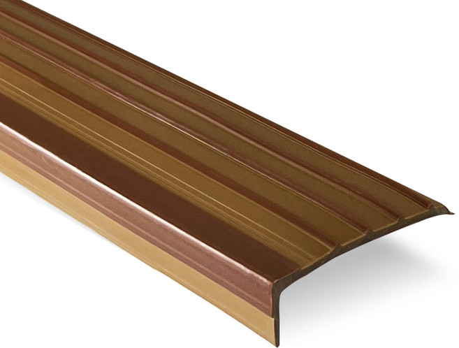 PVC 더존시그니처 폭 55mm / 1m / 2m 색상 4가지 미끄럼방지논슬립 계단마감재 장판마감, 1개