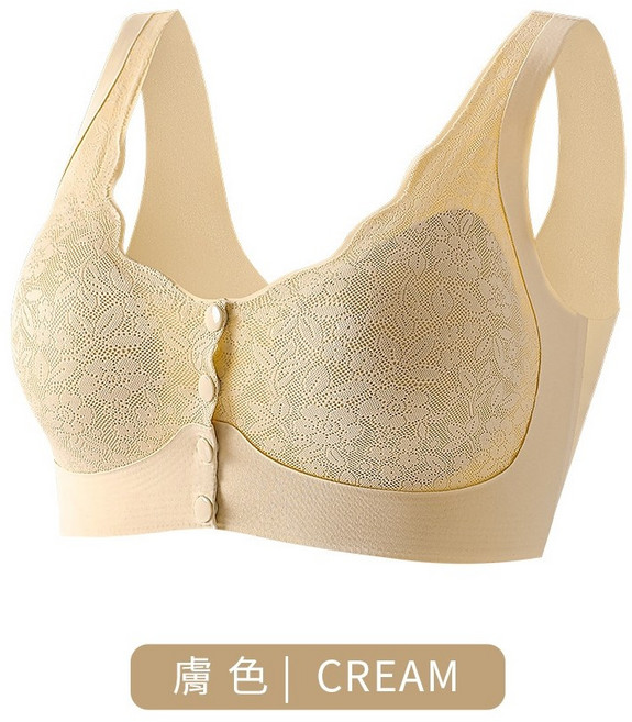 舒適無痕無鋼圈前扣哺乳內衣 透氣彈性孕婦內衣