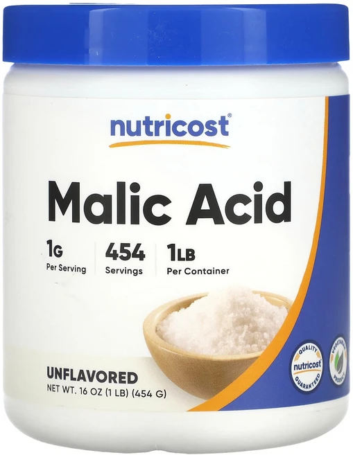 Nutricost 말산 분말 무맛 454g(1lb), Nutricost 말산 분말 무맛 454g1lb, 454g, 1개 - 쿠팡