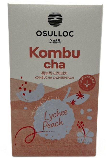 오설록 콤부차 리치피치, 5g, 10개입, 1개