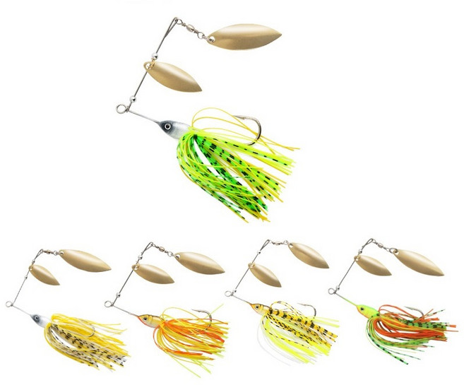 FISHHUNTER 루어 스피너베이트 5종세트, 13.5g, 혼합색상, 1세트