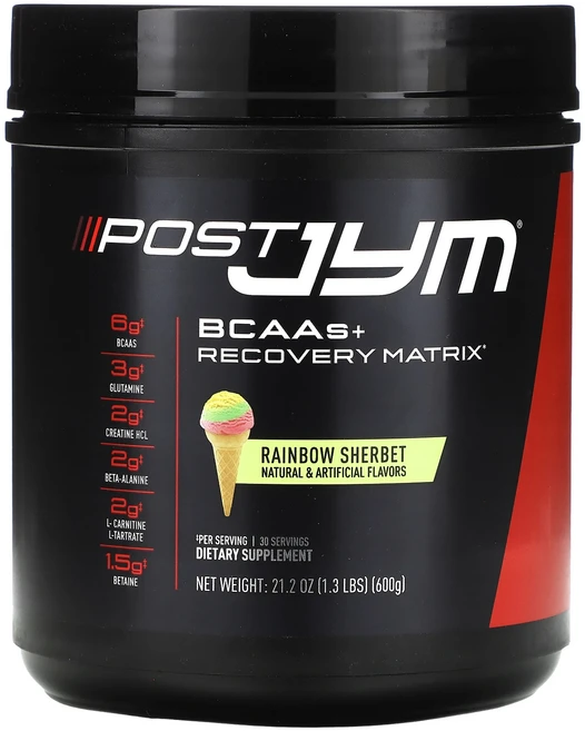 몸관리하세요 겨울입니다 JYM Supplement Science Post JYM BCAA + 회복 매트릭스 레인보우 셔벗 600g(1.3lb) 특별관리진행, JYMSupplementSciencePostJYMBCA, 600g, 1개 - 쿠팡