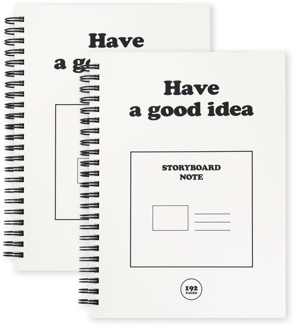 [2권SET] 인디고 기본 A5 스토리보드 노트(플롯 아이디어), 2개, 화이트