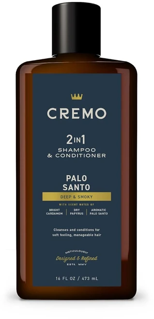 크레모 샴푸/컨디셔너 2in1 팔로산토, 1개, 473ml - 쿠팡