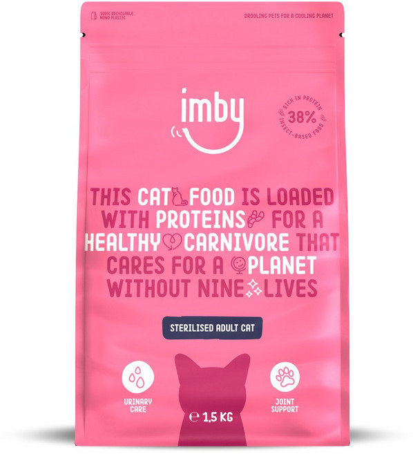 임비사료 인섹트 캣 곤충사료 고양이 사료 1.5kg + 사은고양이캔 2종, 1개, 곤충