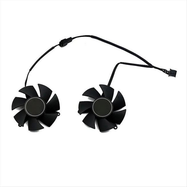 FS1250-S2053A 0.19A GPU VGA 비디오 쿨러 그래픽 카드 팬 GIGABYTE GTX 1650 1630 GTX1650 D6 OC 로우 프로파일 4G 카드, 검은색