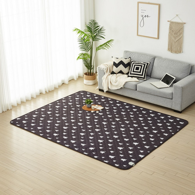 더안 EMF 캠핑용 분리난방 전기장판 Ver.2 차콜그레이, 240X200cm