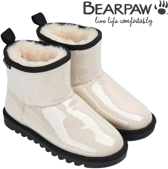 [매장발송] 베어파우 여성 방수부츠 양털 겨울 레인부츠 캠핑 낚시 스키장 방한화
