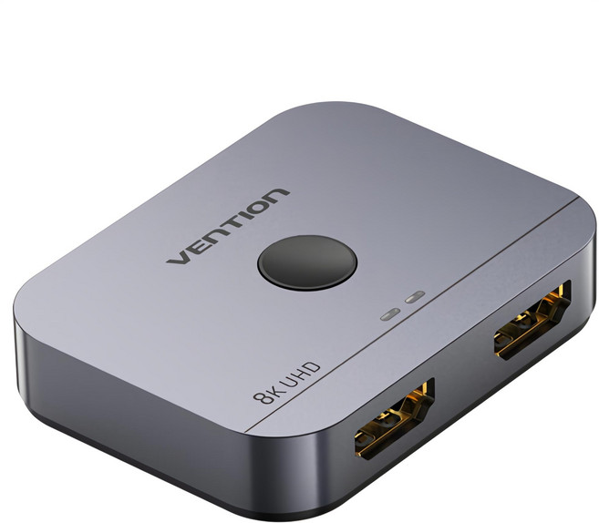 벤션 울트라 8K HDMI 2.1 양방향 분배기, 그레이, 1개