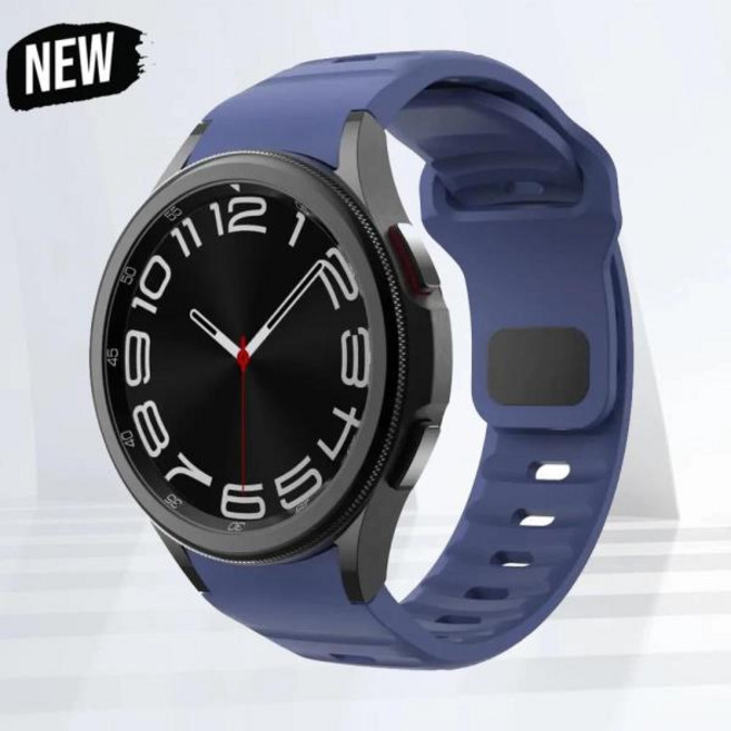 삼성 갤럭시 워치 6 클래식용 실리콘 스트랩 시계줄 5 프로 44mm 밴드, 06 Midnight blue, 09 galaxy watch 5 44mm, 01 CHINA
