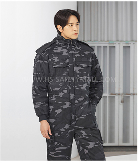 유니보스 스즈끼복 점프수트 UBS-6014 겨울철 정비 배달 정비 작업복