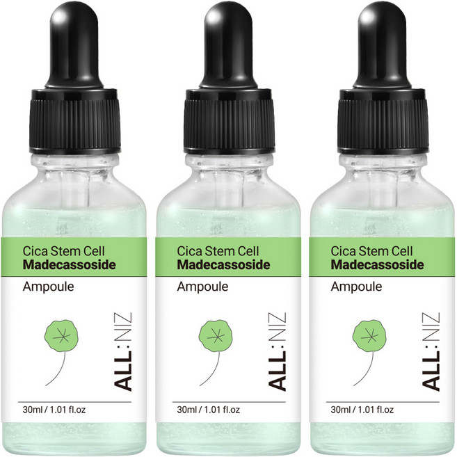 올니즈 시카 줄기세포 마데카소사이드 피부재생 촉진 앰플, 3개, 30ml