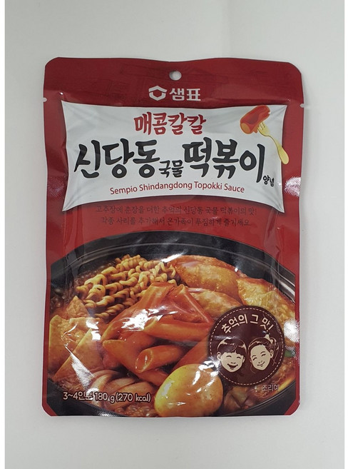 샘표 매콤칼칼 신당동 국물 떡볶이 양념, 180g, 20개