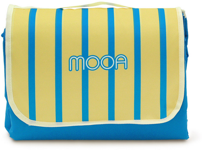 MOOA 피크닉매트 돗자리 캠핑매트 방수 접이식 대형 2~3인용 가방형 일체형 두툼한 국내제작, 씨크림