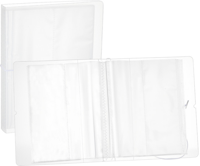 포토카드 스티커 앨범 수납 정리, 화이트 222x183mm