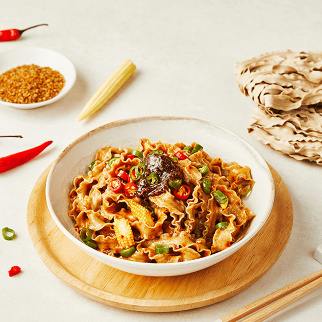 玉民 黃金蕎麥麵 乾拌麵 180g, 1個, 黃金蕎麥波浪麵｜2027.03, 450g