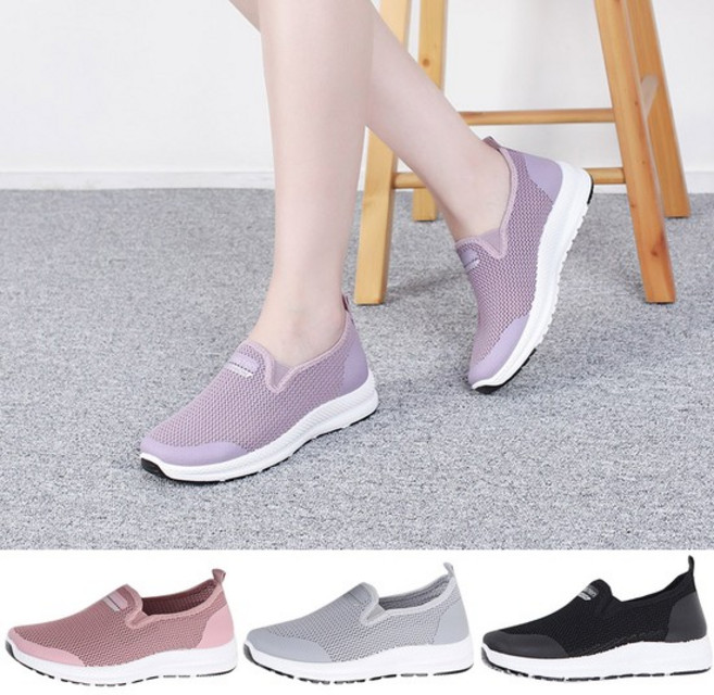 HT-388 여성용 메쉬슬립온 메쉬스니커즈