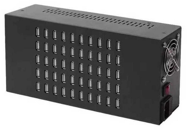 멀티 USB 충전 포트 고속 사무실 허브 대용량 50 구, 1개, 2. 단일 20포트 200W 2A