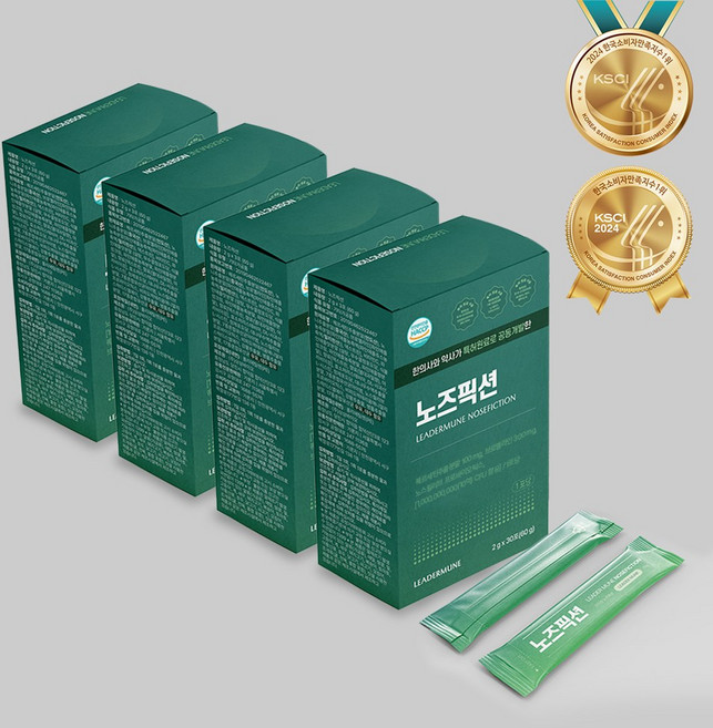 리더뮨 노즈픽션 CFU 프리미엄, 30회분, 6개