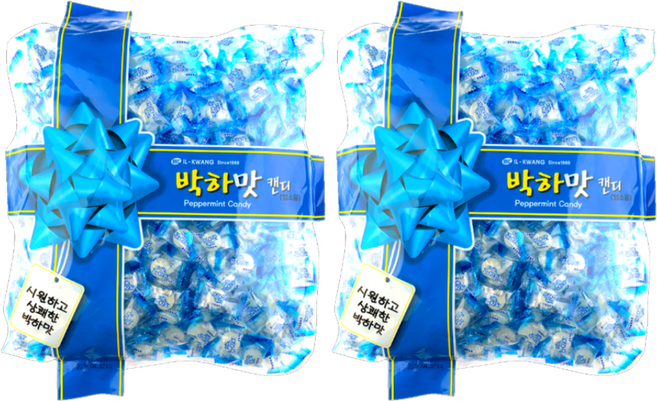 일광제과 상쾌한 박하맛캔디, 2kg, 2개