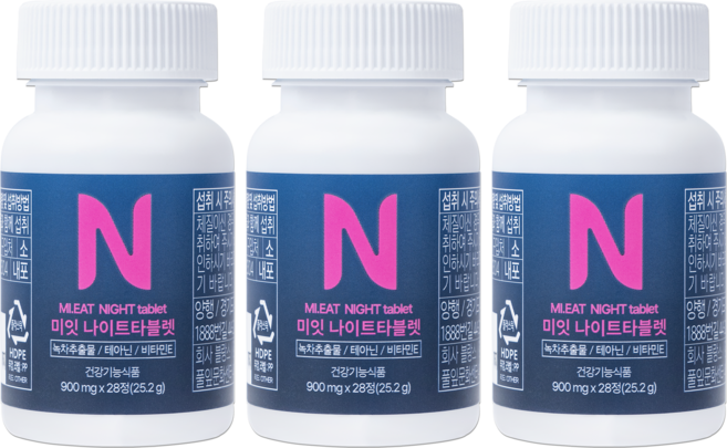 [공식몰 단독 3개 판매] 미잇 나이트타블렛 3개, 28정