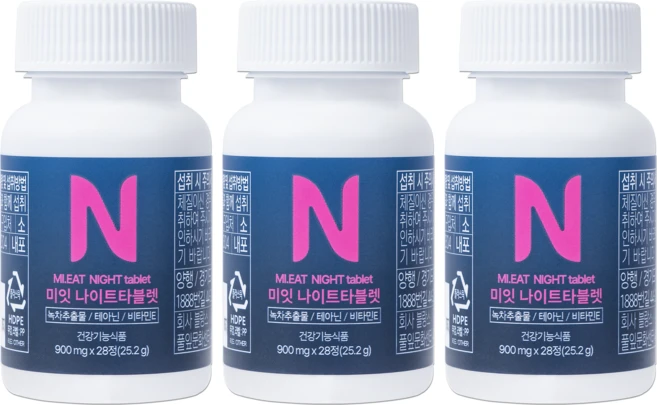 [공식몰 단독 3개 판매] 미잇 나이트타블렛 3개, 28정 - 쿠팡
